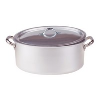 CASSERUOLA ALLUMINIO OVALE CM.36