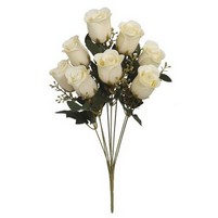 ROSE BOCCIOLI MAZZO 8 FIORI CM.43 