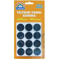 FELTRINI PER SEDIE GOMMA PZ.24 FELTRINI PER SEDIE GOMMA PZ.24