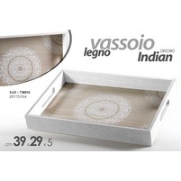 VASSOIO LEGNO RETTANG. C-MANICI CM.40