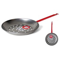 PADELLA CASTAGNE INOX M-ROSSO CM.26