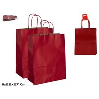 BORSA CARTA REGALO CM.27X22 pz.2