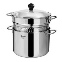 SPAGHETTIERA PASTAIOLA COP. VETRO CM.22