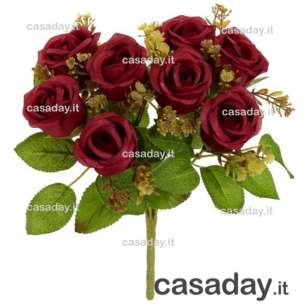 ROSE MAZZO BOCCIOLI  8 FIORI CM.31 