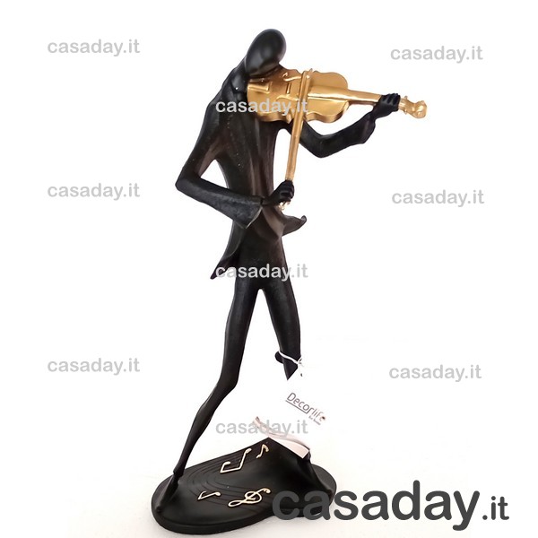STATUA VIOLINISTA CM.38 