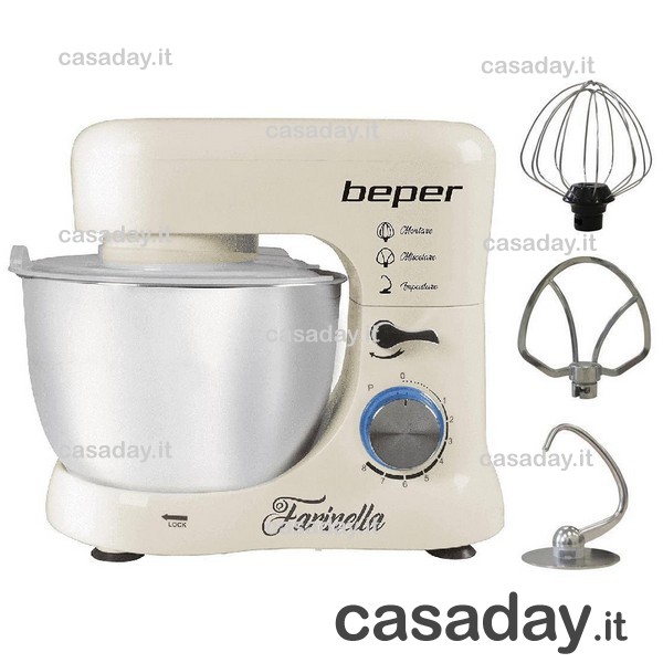 IMPASTATRICE PLANETARIA BEPER 1000W LT4,5 beper