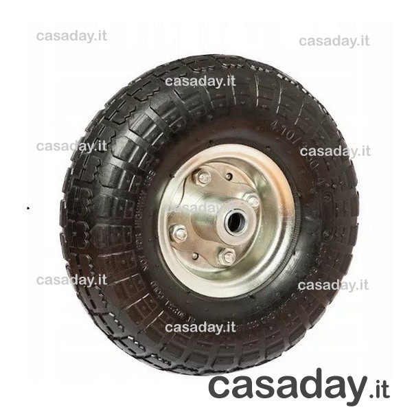 RUOTA RICAMBIO X CARRELLO MET. 