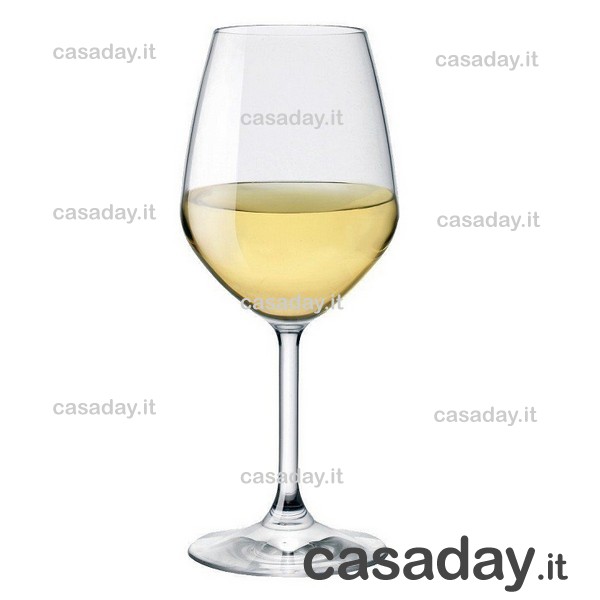 BICCHIERI DIVINO CALICE BIANCO cl44 PZ.6 bormioli rocco