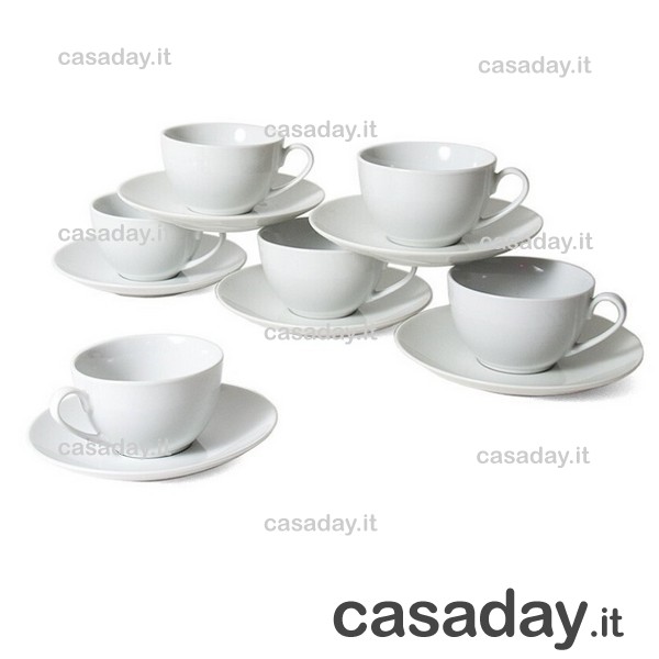 TAZZA CAPPUCCINO C-PIATTO PZ.6 TAZZA CAPPUCCINO C-PIATTO PZ.6