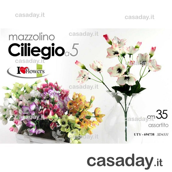 MAZZETTO FIORI 5 RAMI ASSORTITO 