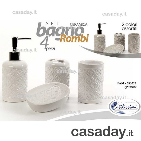 SET BAGNO CERAMICA PZ.4 