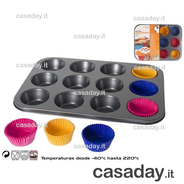 TEGLIA MUFFIN + PIROTTINI PS.12 
