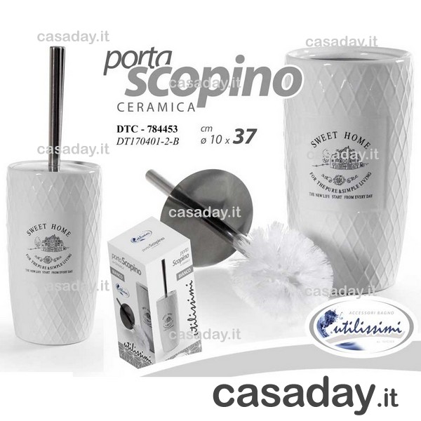 PORTASCOPINO CERAMICA M-INOX 