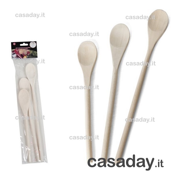 TRIS CUCCHIAIE LEGNO BLISTER 