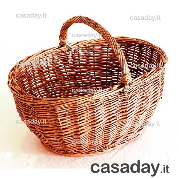 CESTO FUNGHI VIMINI OVALE GRANDE 51X35 