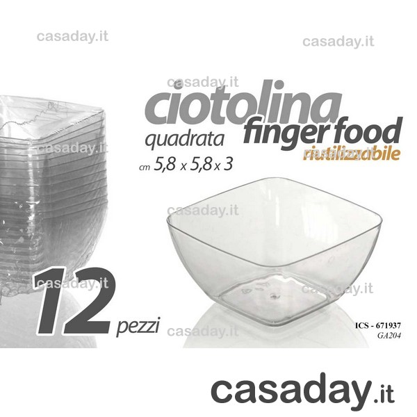 BICCHIERINI PZ.12 FINGER FOOD 