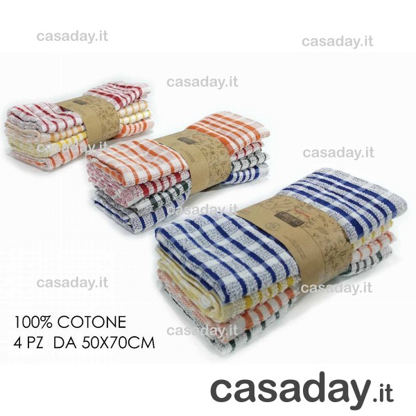 CANOVACCI COTONE 70X50 PZ.4 