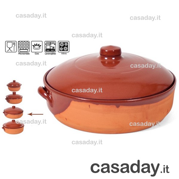 CASSERUOLA COCCIO C-COPERCHIO CM.28 