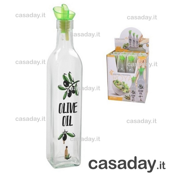 OLIERA VETRO C-TAPPO  DOSATORE CL.50 