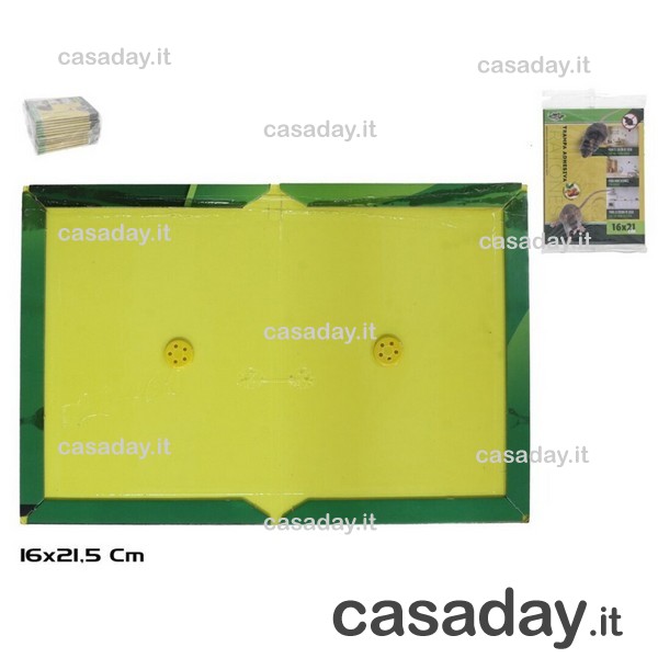 TRAPPOLA PER TOPI ADESIVA 21X16 PZ.2 
