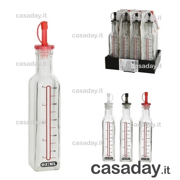 OLIERA VETRO GRADUATA C-DOSATORE 250 ML 
