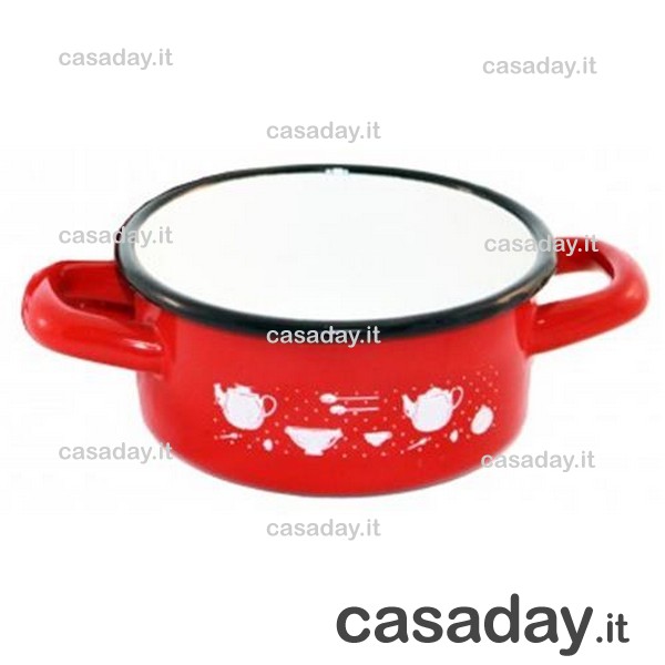 CASSERUOLA SMALTO CM.20 BASSA 