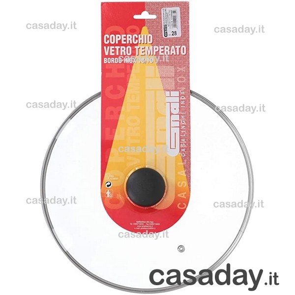 COPERCHIO VETRO ECO CM 20 gnali