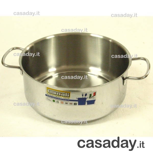 CASSERUOLA INOX 18-C 2-M CM.14 C214 gnali