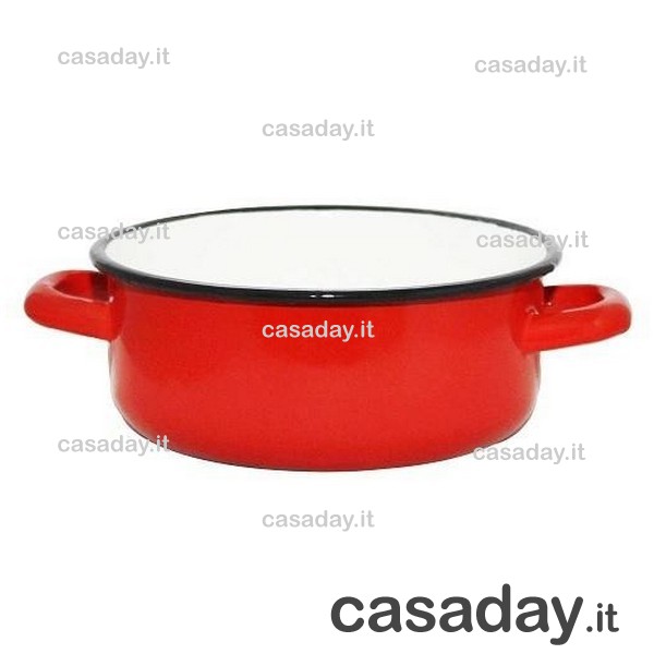 CASSERUOLA SMALTO CM.14 BASSA 