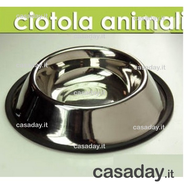 CIOTOLA ANIMALI INOX CM.24 