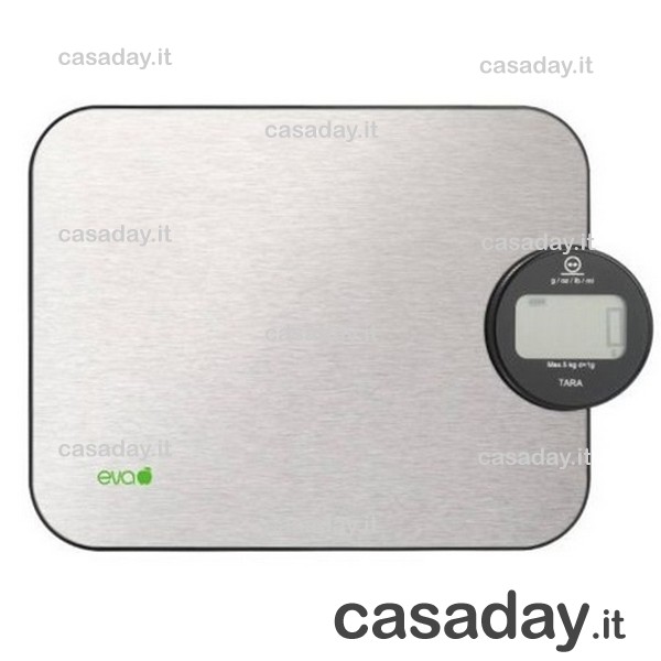 BILANCIA CUCINA ELETTR. KG.5 FREE BATTERY eva
