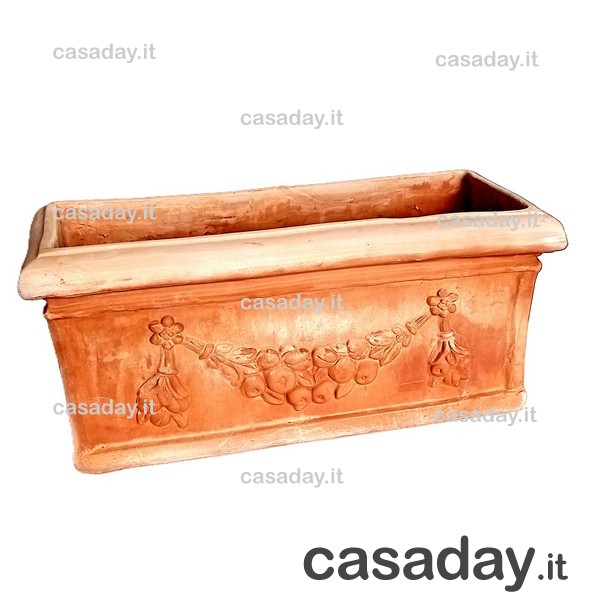 CASSETTA COCCIO FESTONE CM.63 - 019 terrecotte toscane