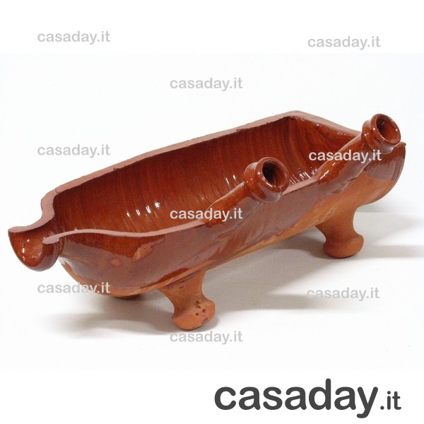 LECCARDA COCCIO SMALTATA CM.45-50 terrecotte toscane