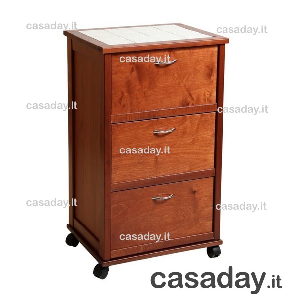CARRELLO LEGNO C-MATT. 3 ANTE 