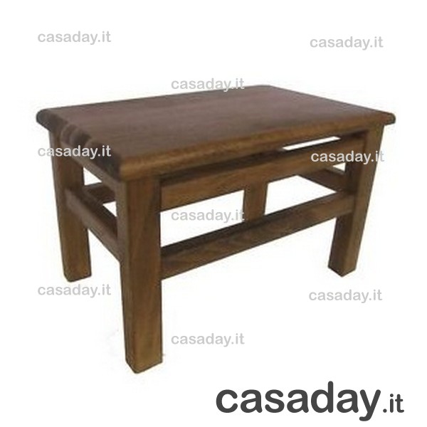 POGGIAPIEDI LEGNO MASSELLO 
