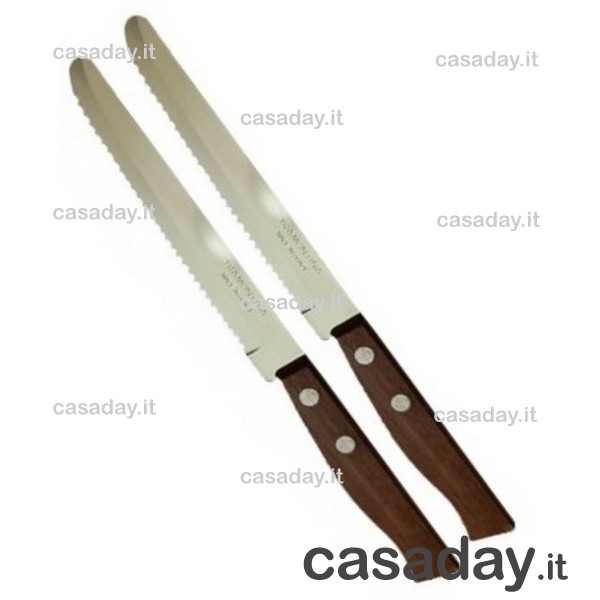 COLTELLI TRAMONTINA TAVOLA  PZ.2  M-LEGNO tramontina