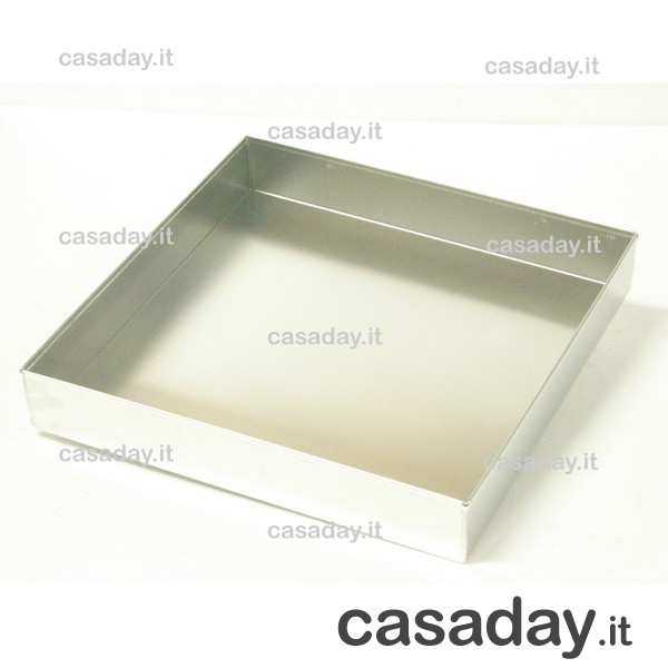 TEGLIA ALLUMINIO ALTA CM 37X37X6 TEGLIA ALLUMINIO ALTA CM 37X37X6