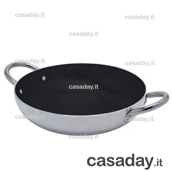 TEGAME ALLUMINIO ANTIADERENTE CM.38 linea italia