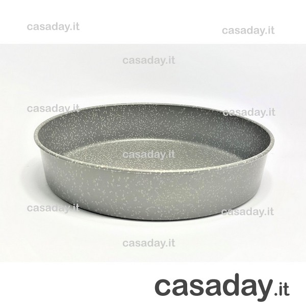 TORTIERA LISCIA CM.28 PIETRA linea italia
