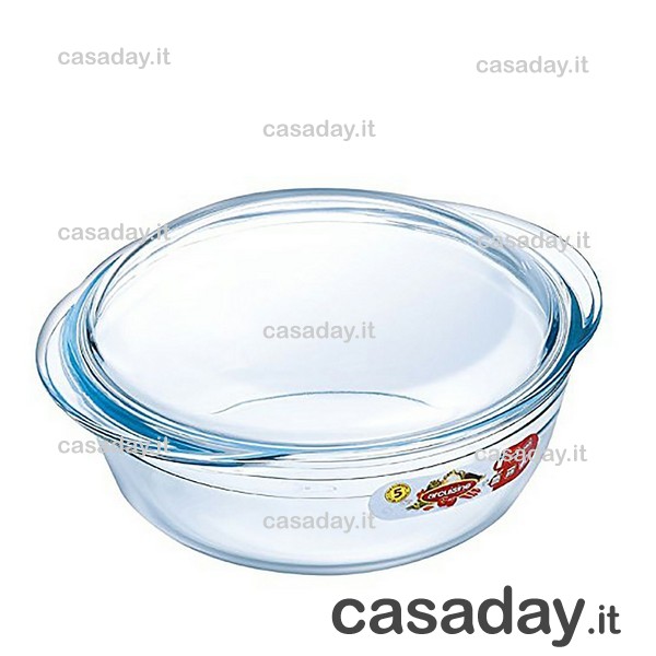 CASSERUOLA VETRO LT.1 
