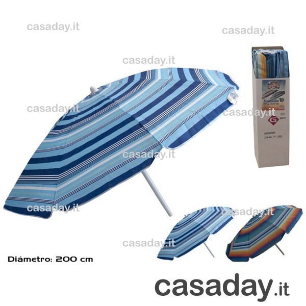 OMBRELLONE MARE TNT C-CUSTODIA CM.200 