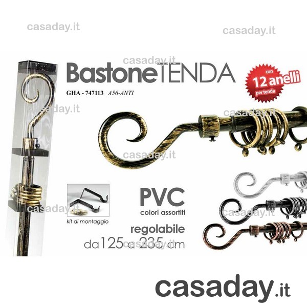 BASTONE X TENDE FERRO CM.125-235 