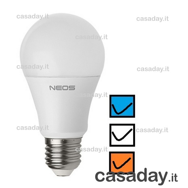 LAMPADINA LED E27 SFERA 11W-75W 