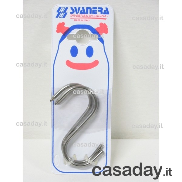 GANCI INOX CM.8 PZ.3 ART. 8793 svanera
