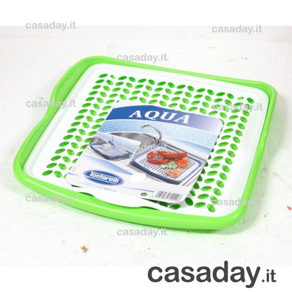 VASSOIO SGOCCIOLO AQUA tontarelli