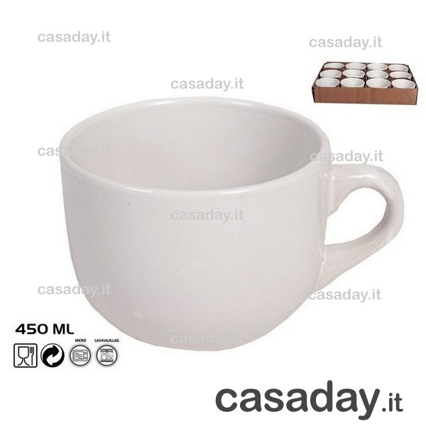 TAZZA LATTE 450 ML BIANCA 